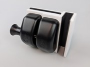 Latch Kit - Glass to Glass - 90 Degree External - White